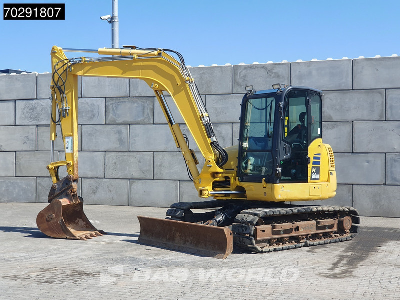 Komatsu PC80 MR-5 A/C - Mini-ekskavators: foto 2 Komatsu PC80 MR-5 A/C - Mini-ekskavators: foto 2