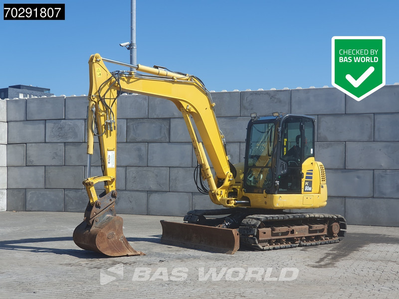 Komatsu PC80 MR-5 A/C - Mini-ekskavators: foto 1 Komatsu PC80 MR-5 A/C - Mini-ekskavators: foto 1
