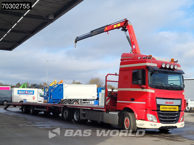 DAF XF 440 XF 6X2 NL-Truck Transporter APK HMF 900-K2 crane Winch Lift-Lenkachse Euro 6 - Kravas automašīna, Kravas auto ar manipulatoru: foto 2 DAF XF 440 XF 6X2 NL-Truck Transporter APK HMF 900-K2 crane Winch Lift-Lenkachse Euro 6 - Kravas automašīna, Kravas auto ar manipulatoru: foto 2