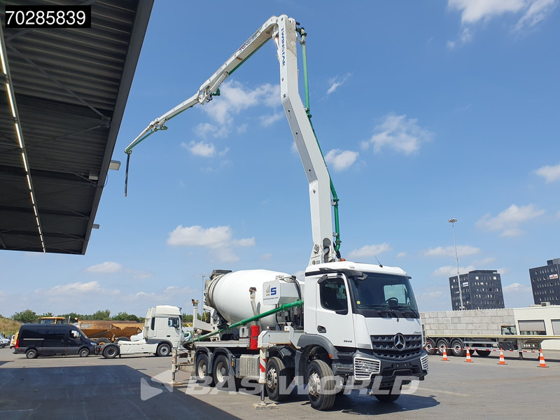 Mercedes-Benz Arocs 3243 8X4 9m3 Sermac Twinstar 4Z28 PUMI Steelsuspension Big-Axle Euro 6 - Kravas automašīna: foto 3 Mercedes-Benz Arocs 3243 8X4 9m3 Sermac Twinstar 4Z28 PUMI Steelsuspension Big-Axle Euro 6 - Kravas automašīna: foto 3
