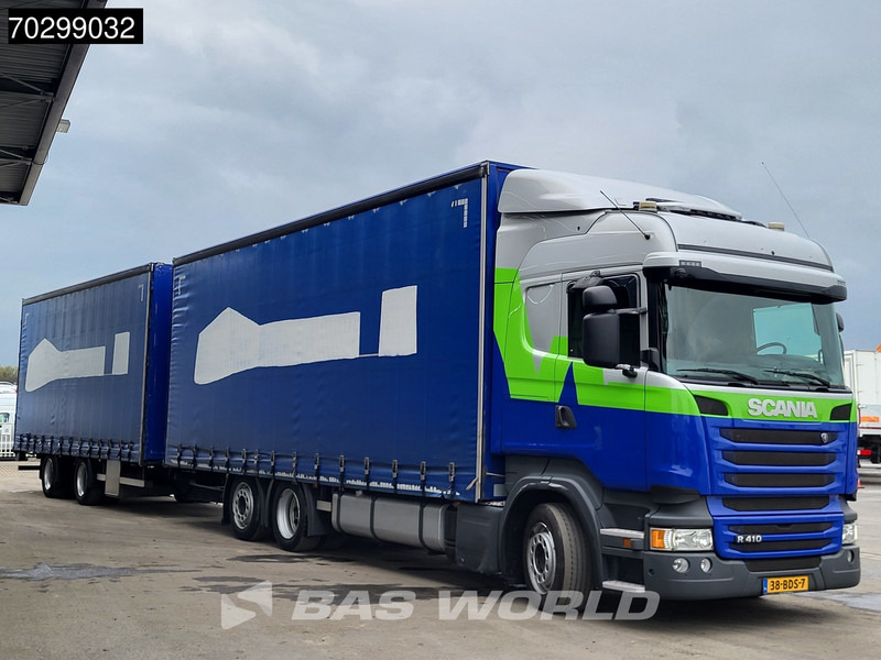 Scania R410 R 6X2 NL-Combi Curtainsides Lift+steering axle Automatic Euro 6 - Kravas automašīna: foto 3 Scania R410 R 6X2 NL-Combi Curtainsides Lift+steering axle Automatic Euro 6 - Kravas automašīna: foto 3
