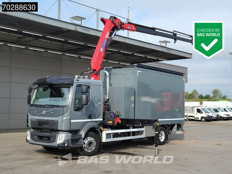 Volvo FL 250 4X2 Mobile workshop HMF 1320K-RCS Crane manbasket 2000kg Ladebordwand - Kravas automašīna, Kravas auto ar manipulatoru: foto 1 Volvo FL 250 4X2 Mobile workshop HMF 1320K-RCS Crane manbasket 2000kg Ladebordwand - Kravas automašīna, Kravas auto ar manipulatoru: foto 1