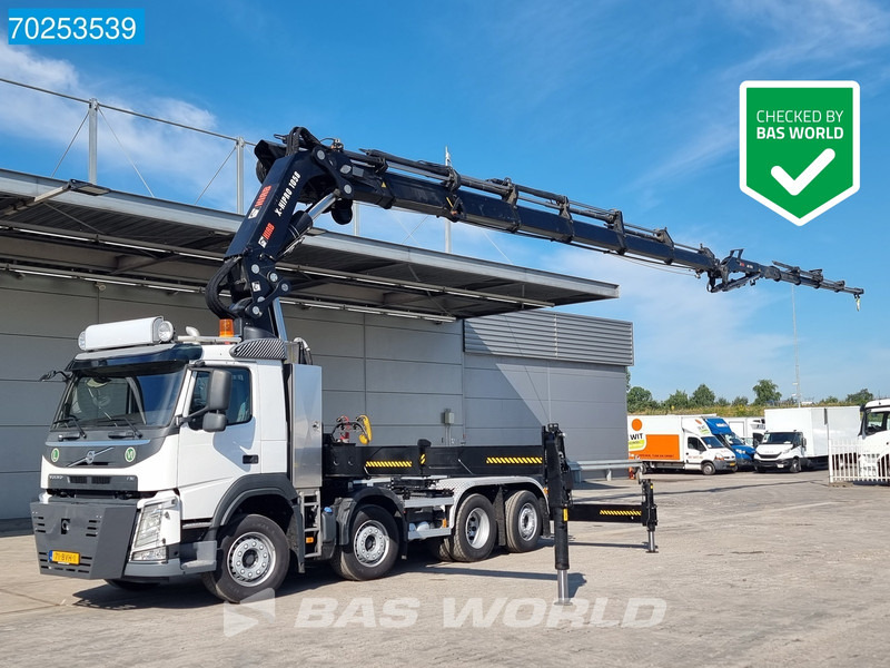 Volvo FM 420 8X2 Repaired Damage Hiab X-Hipro 1058E-6 Kran Crane Lift-Lenkachse - Kravas automašīna, Kravas auto ar manipulatoru: foto 1 Volvo FM 420 8X2 Repaired Damage Hiab X-Hipro 1058E-6 Kran Crane Lift-Lenkachse - Kravas automašīna, Kravas auto ar manipulatoru: foto 1