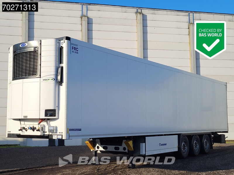 Krone Carrier Vector 1550 3 axles Liftachse Palettenkasten - Puspiekabe refrižerators: foto 1 Krone Carrier Vector 1550 3 axles Liftachse Palettenkasten - Puspiekabe refrižerators: foto 1