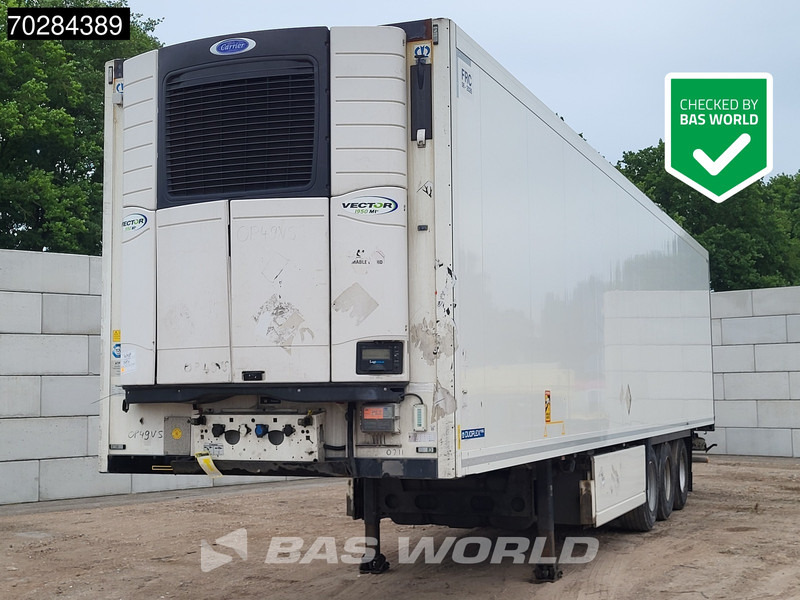 Krone Carrier Vector 1950Mt 3 axles Doppelverdampfer Doppelstock Blumenbreit Schiebewand - Puspiekabe refrižerators: foto 1 Krone Carrier Vector 1950Mt 3 axles Doppelverdampfer Doppelstock Blumenbreit Schiebewand - Puspiekabe refrižerators: foto 1