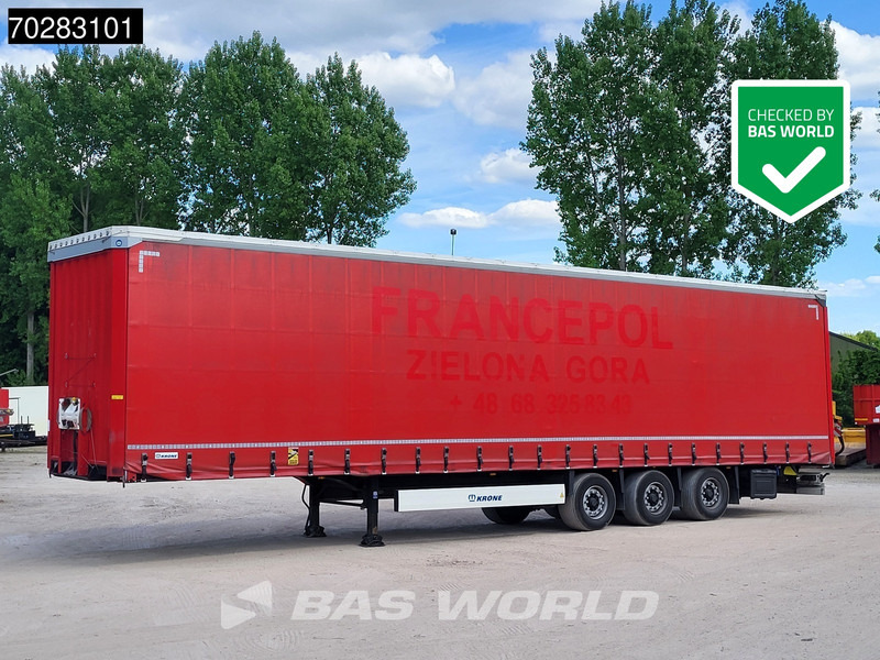 Tenta puspiekabe Krone SD 3 axles Liftachse Mega Hubdach: foto 1