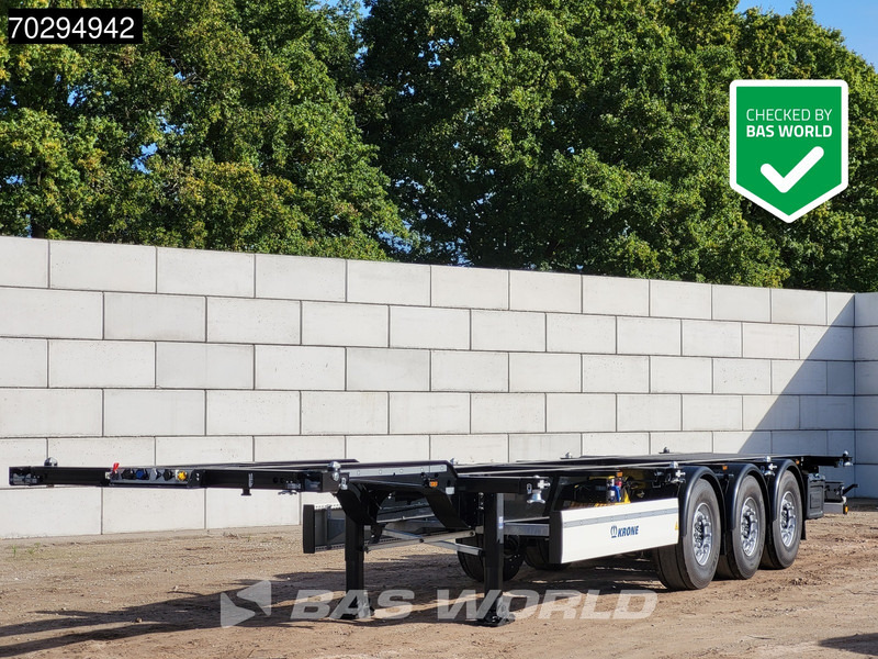 Krone SD NEW 20ft 30ft 40ft Liftachse - Puspiekabe noņemamā virsbūve/ Konteineru vedējs: foto 1 Krone SD NEW 20ft 30ft 40ft Liftachse - Puspiekabe noņemamā virsbūve/ Konteineru vedējs: foto 1