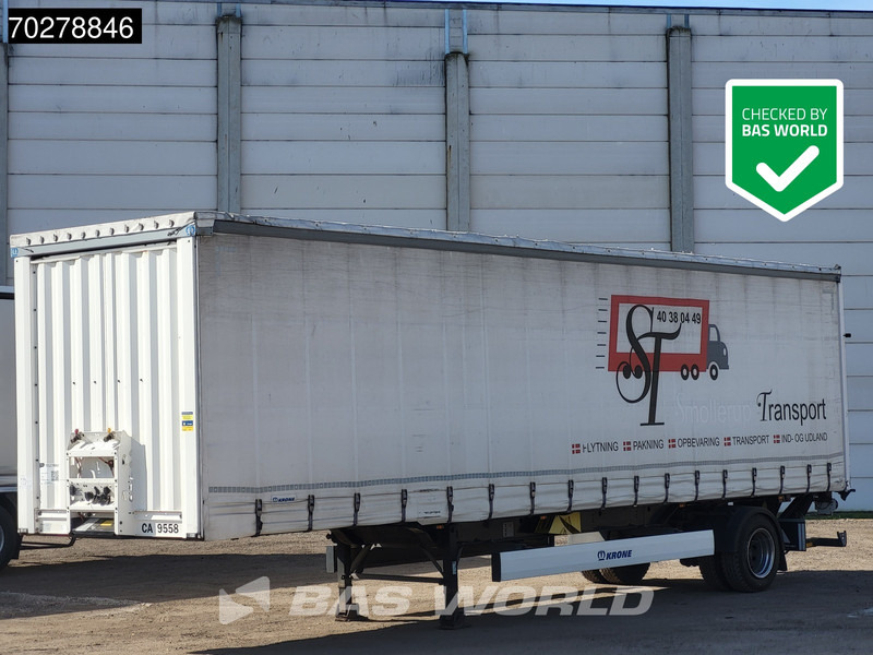 Krone SE City Steering Axle Tailgate LBW - Tenta puspiekabe: foto 1 Krone SE City Steering Axle Tailgate LBW - Tenta puspiekabe: foto 1