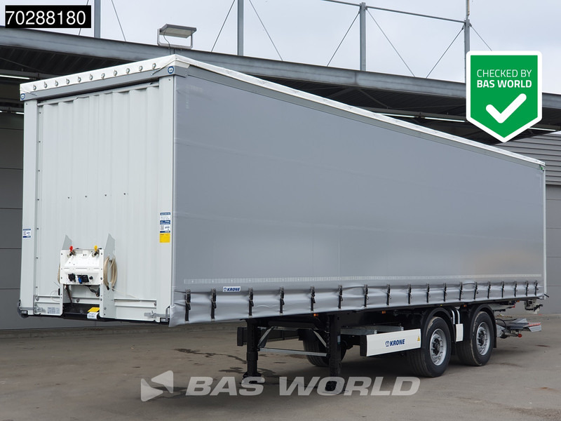 Krone SZ NEW Tailgate City Lift + Steeringaxle - Tenta puspiekabe: foto 1 Krone SZ NEW Tailgate City Lift + Steeringaxle - Tenta puspiekabe: foto 1