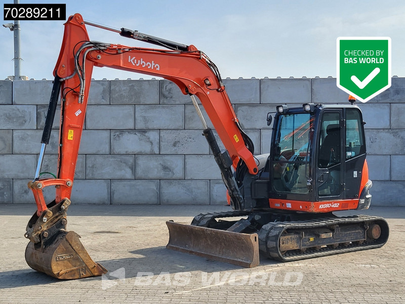 Kubota KX080-4 - Mini-ekskavators: foto 1 Kubota KX080-4 - Mini-ekskavators: foto 1
