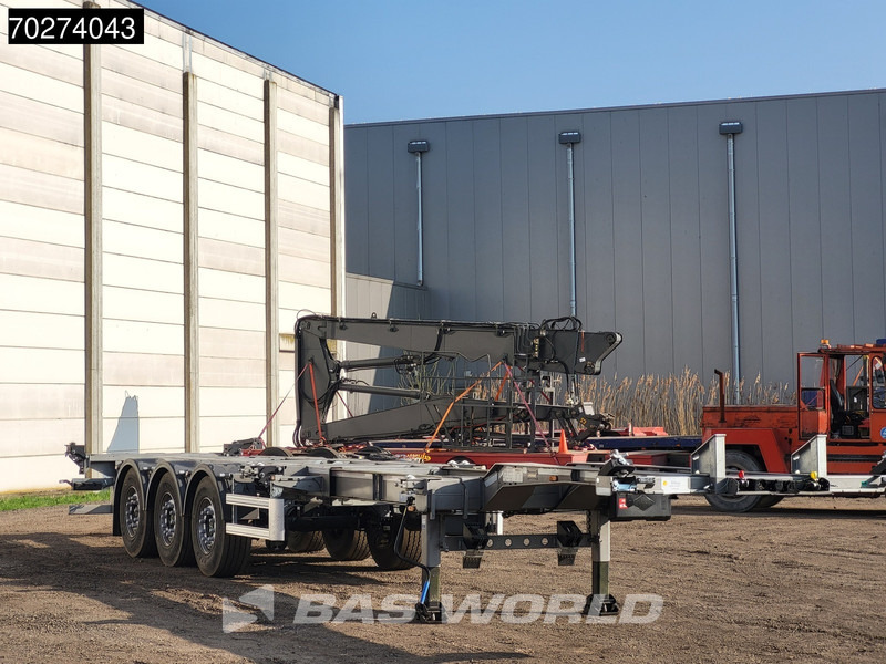 Lecitrailer SR3EC 3 axles UNUSED Liftachse Multi'45 - Puspiekabe noņemamā virsbūve/ Konteineru vedējs: foto 3 Lecitrailer SR3EC 3 axles UNUSED Liftachse Multi'45 - Puspiekabe noņemamā virsbūve/ Konteineru vedējs: foto 3