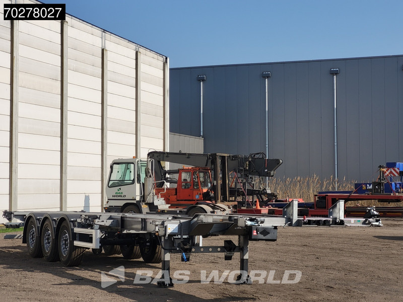 Lecitrailer SR3EC 3 axles UNUSED Liftachse Multi'45 - Puspiekabe noņemamā virsbūve/ Konteineru vedējs: foto 3 Lecitrailer SR3EC 3 axles UNUSED Liftachse Multi'45 - Puspiekabe noņemamā virsbūve/ Konteineru vedējs: foto 3