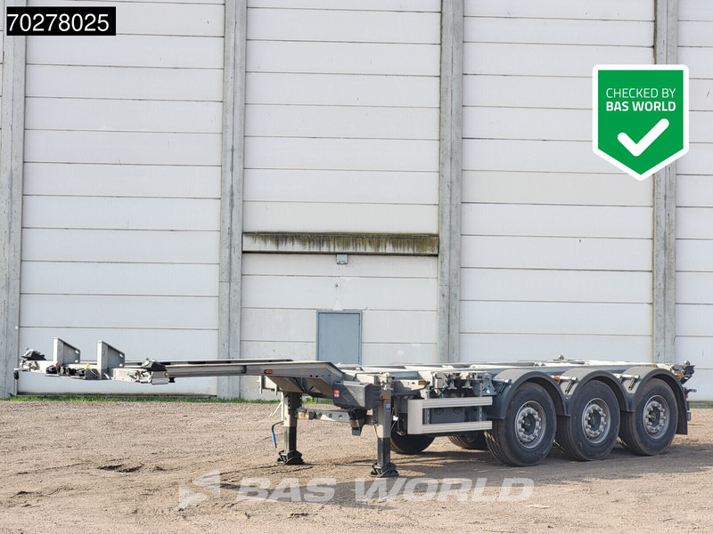 Lecitrailer SR3EC 3 axles UNUSED Liftachse Multi'45 - Puspiekabe noņemamā virsbūve/ Konteineru vedējs: foto 1 Lecitrailer SR3EC 3 axles UNUSED Liftachse Multi'45 - Puspiekabe noņemamā virsbūve/ Konteineru vedējs: foto 1