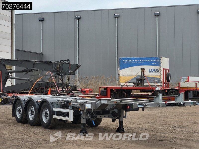 Lecitrailer SR3EC 3 axles UNUSED Liftachse Multi'45 - Puspiekabe noņemamā virsbūve/ Konteineru vedējs: foto 3 Lecitrailer SR3EC 3 axles UNUSED Liftachse Multi'45 - Puspiekabe noņemamā virsbūve/ Konteineru vedējs: foto 3
