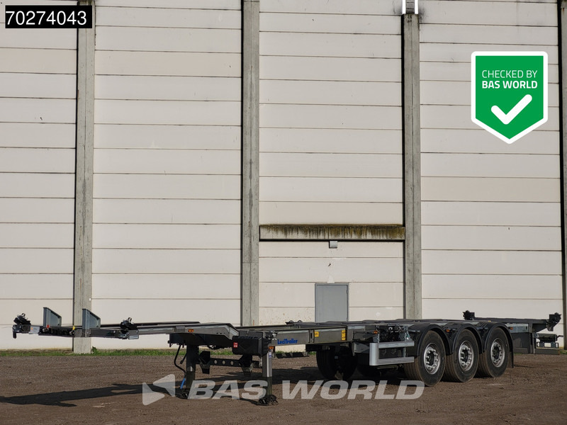 Lecitrailer SR3EC 3 axles UNUSED Liftachse Multi'45 - Puspiekabe noņemamā virsbūve/ Konteineru vedējs: foto 1 Lecitrailer SR3EC 3 axles UNUSED Liftachse Multi'45 - Puspiekabe noņemamā virsbūve/ Konteineru vedējs: foto 1