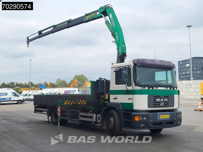 MAN 18.224 18 M 4X2 NL-Truck APK Fassi F150A.24 Kran Crane Manual Euro 2 - Bortu kravas automašīna/ Platforma, Kravas auto ar manipulatoru: foto 3 MAN 18.224 18 M 4X2 NL-Truck APK Fassi F150A.24 Kran Crane Manual Euro 2 - Bortu kravas automašīna/ Platforma, Kravas auto ar manipulatoru: foto 3