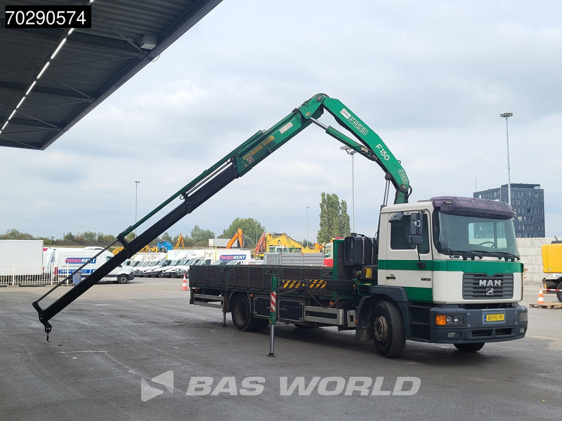 MAN 18.224 18 M 4X2 NL-Truck APK Fassi F150A.24 Kran Crane Manual Euro 2 - Bortu kravas automašīna/ Platforma, Kravas auto ar manipulatoru: foto 5 MAN 18.224 18 M 4X2 NL-Truck APK Fassi F150A.24 Kran Crane Manual Euro 2 - Bortu kravas automašīna/ Platforma, Kravas auto ar manipulatoru: foto 5