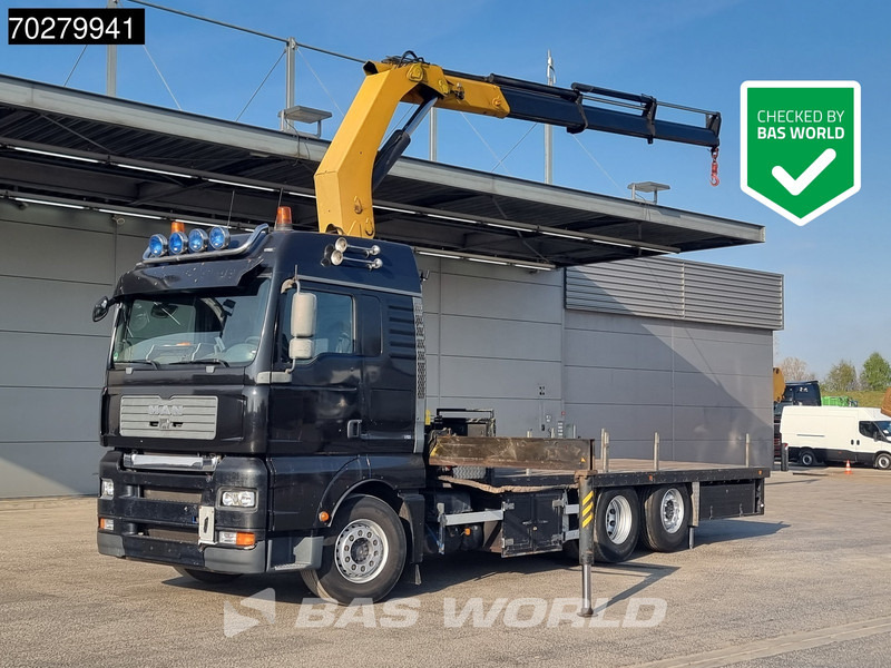 MAN TGA 26.430 6X2 Palfinger PK32080 Kran Crane Manual Liftachse Euro 4 - Bortu kravas automašīna/ Platforma, Kravas auto ar manipulatoru: foto 1 MAN TGA 26.430 6X2 Palfinger PK32080 Kran Crane Manual Liftachse Euro 4 - Bortu kravas automašīna/ Platforma, Kravas auto ar manipulatoru: foto 1