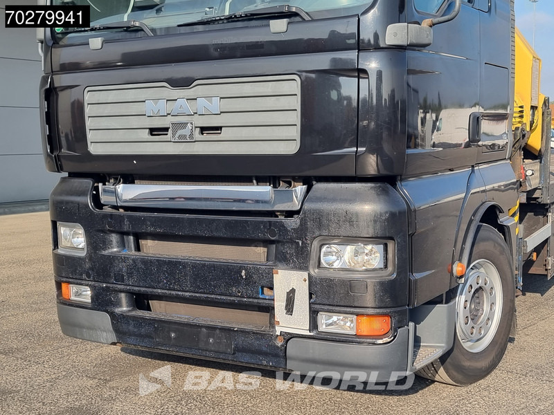 Bortu kravas automašīna/ Platforma, Kravas auto ar manipulatoru MAN TGA 26.430 6X2 Palfinger PK32080 Kran Crane Manual Liftachse Euro 4: foto 18
