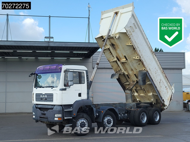 MAN TGA 41.430 8X6 23m3 Manual Big-Axle Steel suspension Euro 3 - Kravas automašīna pašizgāzējs: foto 1 MAN TGA 41.430 8X6 23m3 Manual Big-Axle Steel suspension Euro 3 - Kravas automašīna pašizgāzējs: foto 1