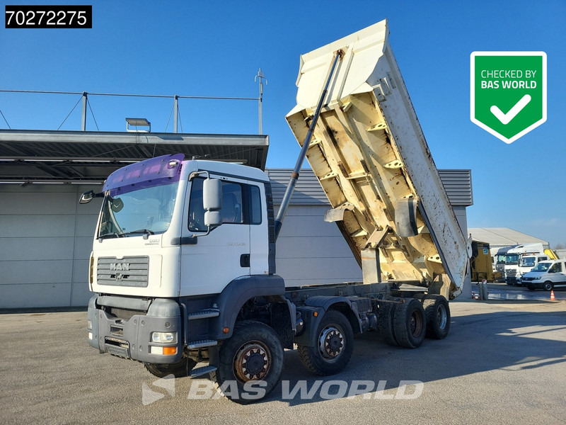 MAN TGA 41.430 8X6 23m3 Manual Big-Axle Steel suspension Euro 3 - Kravas automašīna pašizgāzējs: foto 1 MAN TGA 41.430 8X6 23m3 Manual Big-Axle Steel suspension Euro 3 - Kravas automašīna pašizgāzējs: foto 1