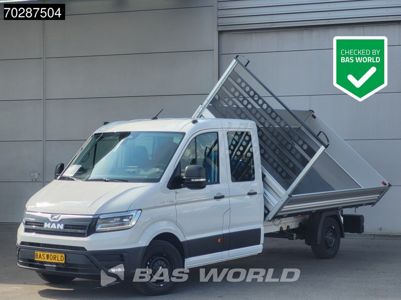 MAN TGE 3.180 Drie-Zijdige Automaat Kipper 2025-Facelift 180PK Trekhaak LED Airco Cruise Navi Euro6 Kipper Tipper Benne Kieper 3m3 A/C Towbar - Komercauto pašizgāzējs: foto 1 MAN TGE 3.180 Drie-Zijdige Automaat Kipper 2025-Facelift 180PK Trekhaak LED Airco Cruise Navi Euro6 Kipper Tipper Benne Kieper 3m3 A/C Towbar - Komercauto pašizgāzējs: foto 1