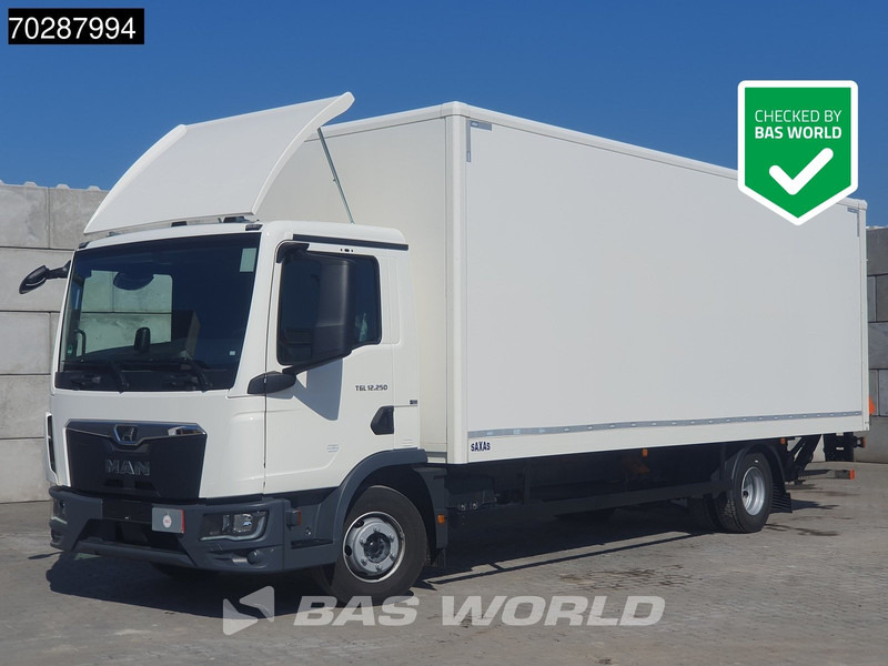 MAN TGL 12.250 4X2 12tonner 1500kg Ladebordwand Automatic Euro 6 - Kravas automašīna ar slēgto virsbūvi: foto 1 MAN TGL 12.250 4X2 12tonner 1500kg Ladebordwand Automatic Euro 6 - Kravas automašīna ar slēgto virsbūvi: foto 1