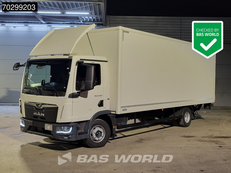MAN TGL 12.250 4X2 12tonner 1500kg Ladebordwand Automatic Euro 6 - Kravas automašīna ar slēgto virsbūvi: foto 1 MAN TGL 12.250 4X2 12tonner 1500kg Ladebordwand Automatic Euro 6 - Kravas automašīna ar slēgto virsbūvi: foto 1