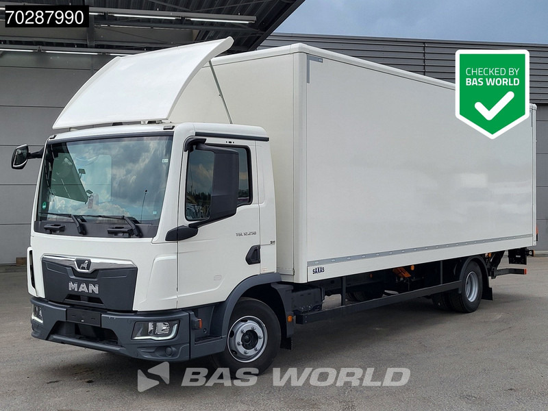 MAN TGL 12.250 4X2 12tonner 1500kg Ladebordwand Automatic Euro 6 - Kravas automašīna ar slēgto virsbūvi: foto 1 MAN TGL 12.250 4X2 12tonner 1500kg Ladebordwand Automatic Euro 6 - Kravas automašīna ar slēgto virsbūvi: foto 1