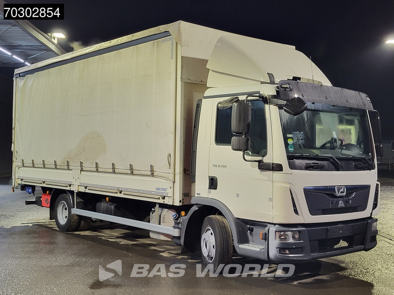 MAN TGL 8.190 TGL 4X2 8tonner Curtainsider Ladebordwand Manual Euro 6 - Kravas automašīna ar tentu: foto 3 MAN TGL 8.190 TGL 4X2 8tonner Curtainsider Ladebordwand Manual Euro 6 - Kravas automašīna ar tentu: foto 3