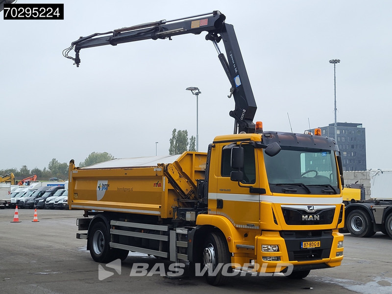 MAN TGM 18.250 TGM 4X2 NL-Truck 10m3 HSW Tipper 13Ton HMF 1300-K2 Crane Automatic Euro 6 - Kravas automašīna pašizgāzējs, Kravas auto ar manipulatoru: foto 3 MAN TGM 18.250 TGM 4X2 NL-Truck 10m3 HSW Tipper 13Ton HMF 1300-K2 Crane Automatic Euro 6 - Kravas automašīna pašizgāzējs, Kravas auto ar manipulatoru: foto 3