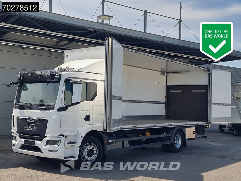 MAN TGM 18.290 4X2 19tonner Automatic Ladebordwand LED Navi Euro 6 - Kravas automašīna ar slēgto virsbūvi: foto 1 MAN TGM 18.290 4X2 19tonner Automatic Ladebordwand LED Navi Euro 6 - Kravas automašīna ar slēgto virsbūvi: foto 1