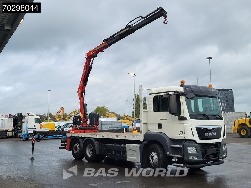 MAN TGS 26.360 6X2 Fassi F135A.0.22 Lift-Axle Euro 6 - Bortu kravas automašīna/ Platforma, Kravas auto ar manipulatoru: foto 3 MAN TGS 26.360 6X2 Fassi F135A.0.22 Lift-Axle Euro 6 - Bortu kravas automašīna/ Platforma, Kravas auto ar manipulatoru: foto 3