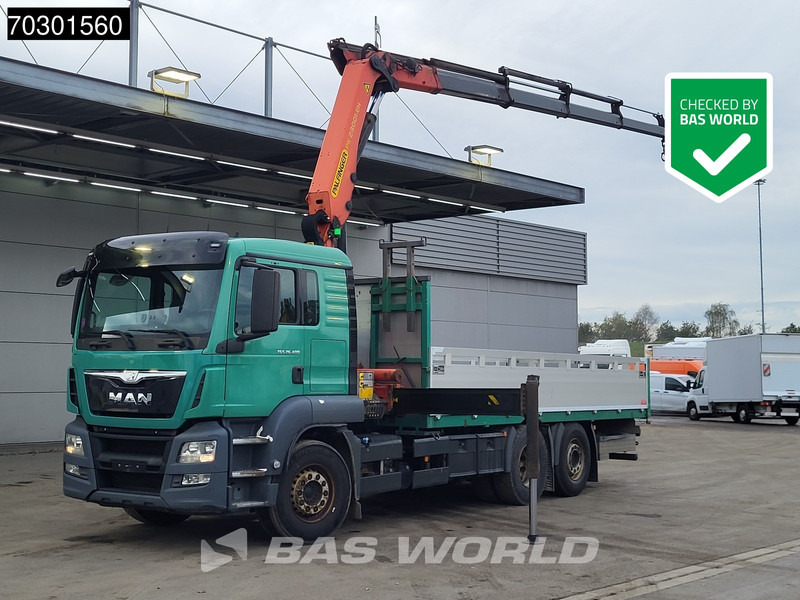 MAN TGS 26.400 6X2 Palfinger PK23001 EH Crane Kran Remote Retarder Euro 6 - Bortu kravas automašīna/ Platforma, Kravas auto ar manipulatoru: foto 1 MAN TGS 26.400 6X2 Palfinger PK23001 EH Crane Kran Remote Retarder Euro 6 - Bortu kravas automašīna/ Platforma, Kravas auto ar manipulatoru: foto 1