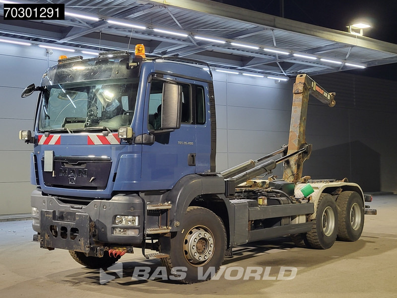 MAN TGS 26.400 6X4 Hiab XR21S56 Containersystem Automatic Euro 5 - Pacēlājs ar āķi: foto 3 MAN TGS 26.400 6X4 Hiab XR21S56 Containersystem Automatic Euro 5 - Pacēlājs ar āķi: foto 3