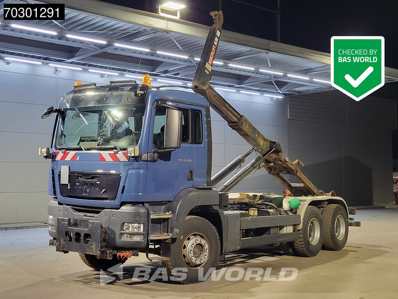 MAN TGS 26.400 6X4 Hiab XR21S56 Containersystem Automatic Euro 5 - Pacēlājs ar āķi: foto 1 MAN TGS 26.400 6X4 Hiab XR21S56 Containersystem Automatic Euro 5 - Pacēlājs ar āķi: foto 1