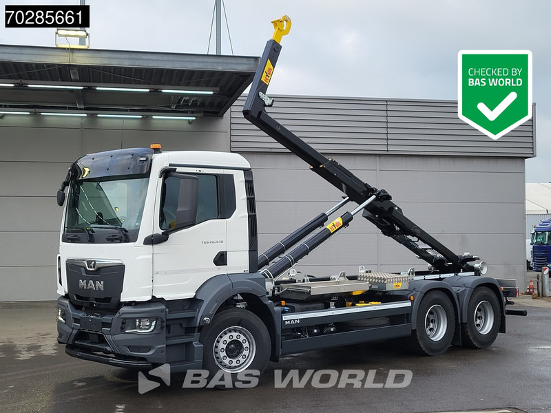 MAN TGS 26.440 6X4 NEW HYVA H20-60S Automatic Steelsuspension Euro 6 - Pacēlājs ar āķi: foto 1 MAN TGS 26.440 6X4 NEW HYVA H20-60S Automatic Steelsuspension Euro 6 - Pacēlājs ar āķi: foto 1