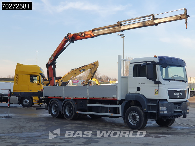 MAN TGS 26.440 6X4 Palfinger PK18002 EH Kran Crane Manual Remote Euro 5 - Bortu kravas automašīna/ Platforma, Kravas auto ar manipulatoru: foto 5 MAN TGS 26.440 6X4 Palfinger PK18002 EH Kran Crane Manual Remote Euro 5 - Bortu kravas automašīna/ Platforma, Kravas auto ar manipulatoru: foto 5
