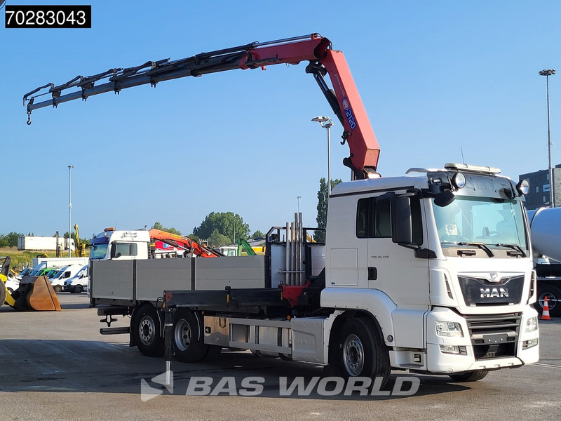 MAN TGS 26.460 TGS 6X2 Retarder HMF 2120K 6x Extensions Crane Kran Navi Euro 6 - Bortu kravas automašīna/ Platforma, Kravas auto ar manipulatoru: foto 3 MAN TGS 26.460 TGS 6X2 Retarder HMF 2120K 6x Extensions Crane Kran Navi Euro 6 - Bortu kravas automašīna/ Platforma, Kravas auto ar manipulatoru: foto 3
