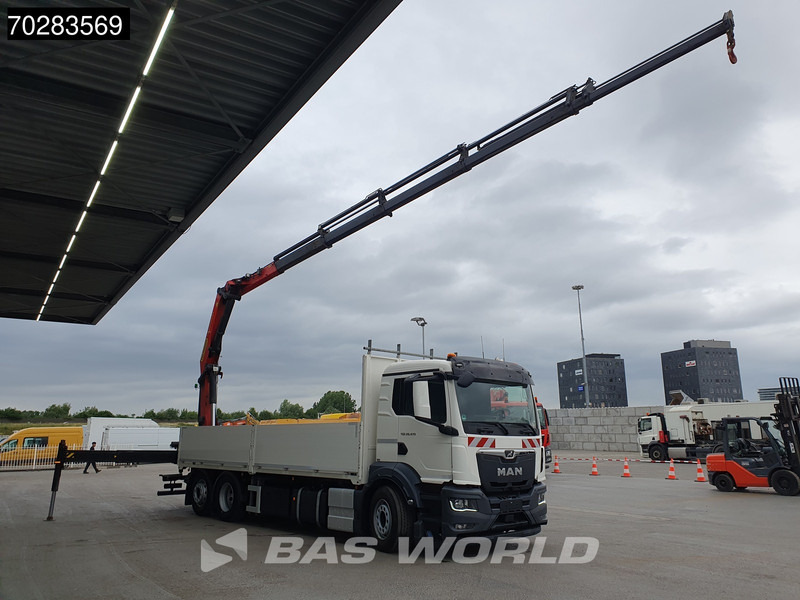 MAN TGS 26.470 6X2 Palfinger PK22002-EH Kran Crane Liftachse Navi Euro 6 - Bortu kravas automašīna/ Platforma, Kravas auto ar manipulatoru: foto 2 MAN TGS 26.470 6X2 Palfinger PK22002-EH Kran Crane Liftachse Navi Euro 6 - Bortu kravas automašīna/ Platforma, Kravas auto ar manipulatoru: foto 2