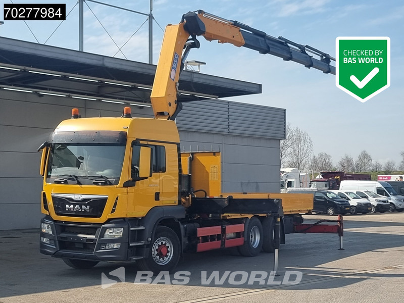 MAN TGS 26.480 6X4 HMF 5020 K6 Crane Kran 6x2H4 Hydrodrive Euro 6 - Bortu kravas automašīna/ Platforma, Kravas auto ar manipulatoru: foto 1 MAN TGS 26.480 6X4 HMF 5020 K6 Crane Kran 6x2H4 Hydrodrive Euro 6 - Bortu kravas automašīna/ Platforma, Kravas auto ar manipulatoru: foto 1