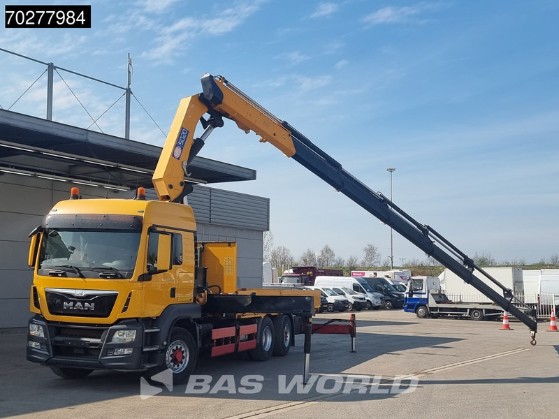 MAN TGS 26.480 6X4 HMF 5020 K6 Crane Kran 6x2H4 Hydrodrive Euro 6 - Bortu kravas automašīna/ Platforma, Kravas auto ar manipulatoru: foto 3 MAN TGS 26.480 6X4 HMF 5020 K6 Crane Kran 6x2H4 Hydrodrive Euro 6 - Bortu kravas automašīna/ Platforma, Kravas auto ar manipulatoru: foto 3