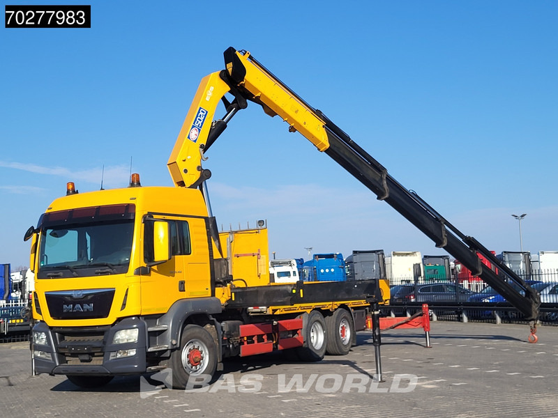 MAN TGS 26.480 6X4 HMF 5020-K6 Crane Kran Hydrodrive Lift+Lenkachse Euro 6 - Bortu kravas automašīna/ Platforma, Kravas auto ar manipulatoru: foto 3 MAN TGS 26.480 6X4 HMF 5020-K6 Crane Kran Hydrodrive Lift+Lenkachse Euro 6 - Bortu kravas automašīna/ Platforma, Kravas auto ar manipulatoru: foto 3