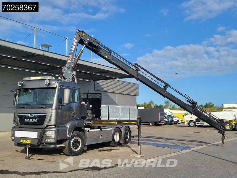 MAN TGS 26.500 6X2 Prepared NL-Truck NEW APK HIAB X-HIPRO 302 E-6 Crane Kran Fifth wheel - Kravas automašīna pašizgāzējs, Kravas auto ar manipulatoru: foto 5 MAN TGS 26.500 6X2 Prepared NL-Truck NEW APK HIAB X-HIPRO 302 E-6 Crane Kran Fifth wheel - Kravas automašīna pašizgāzējs, Kravas auto ar manipulatoru: foto 5