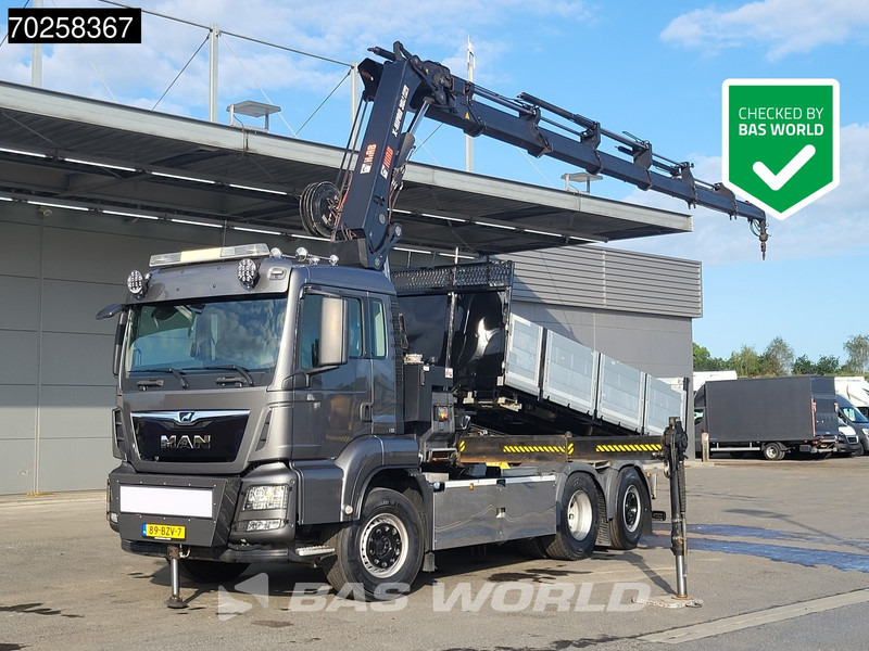 MAN TGS 26.500 6X2 Prepared NL-Truck NEW APK HIAB X-HIPRO 302 E-6 Crane Kran Fifth wheel - Kravas automašīna pašizgāzējs, Kravas auto ar manipulatoru: foto 1 MAN TGS 26.500 6X2 Prepared NL-Truck NEW APK HIAB X-HIPRO 302 E-6 Crane Kran Fifth wheel - Kravas automašīna pašizgāzējs, Kravas auto ar manipulatoru: foto 1