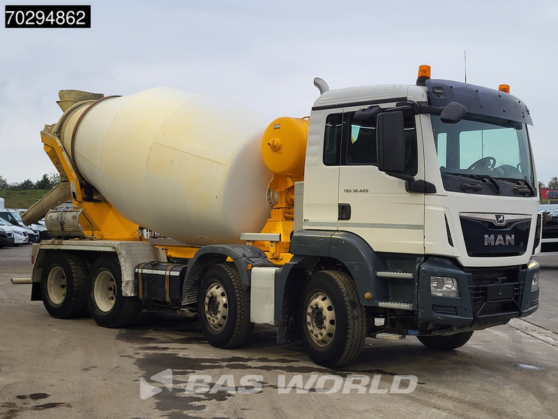 MAN TGS 32.420 8X4 9m3 Stetter Mixer Steel Suspension Automatic Euro 6 - Betonvedējs: foto 3 MAN TGS 32.420 8X4 9m3 Stetter Mixer Steel Suspension Automatic Euro 6 - Betonvedējs: foto 3
