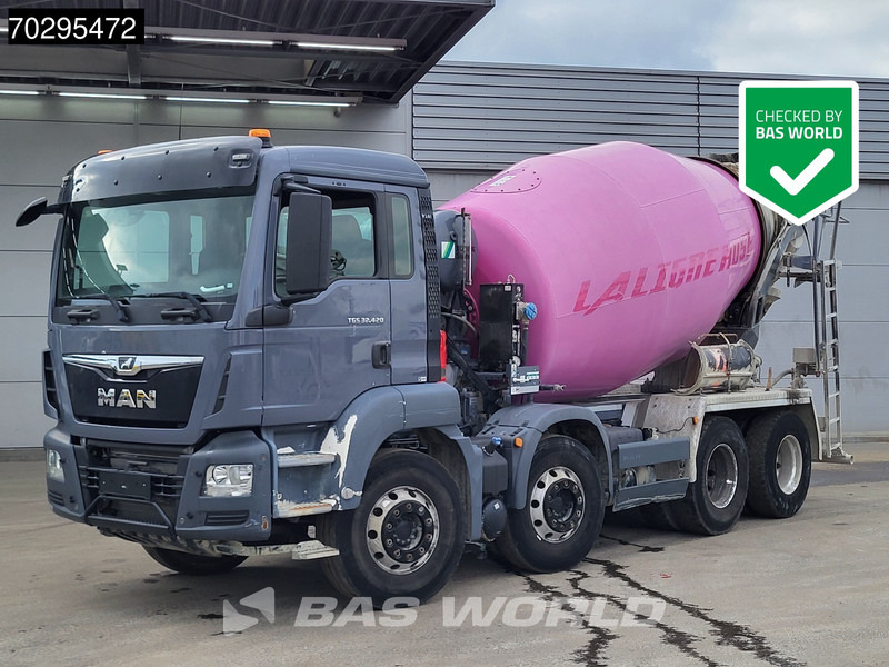 MAN TGS 32.430 8X4 9m3 Stetter Steelsuspension Euro 6 - Betonvedējs: foto 1 MAN TGS 32.430 8X4 9m3 Stetter Steelsuspension Euro 6 - Betonvedējs: foto 1