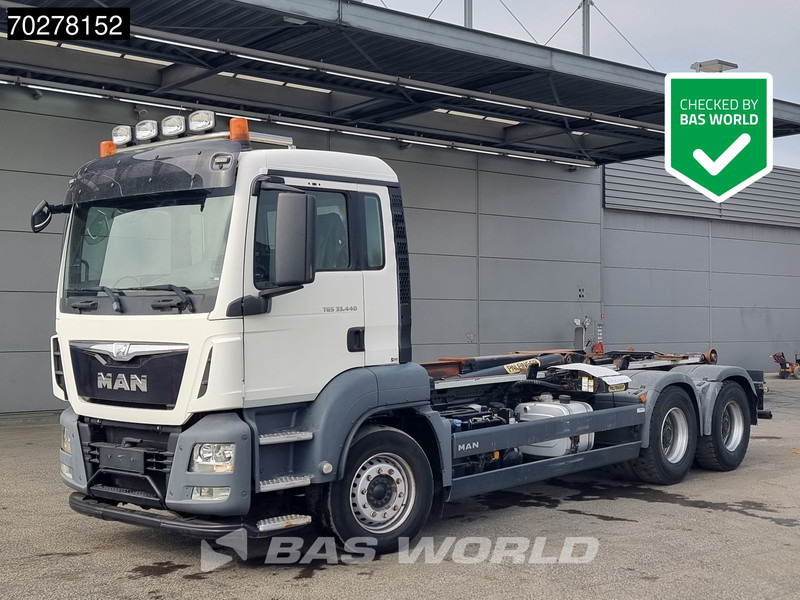 MAN TGS 33.440 6X4 20tons Palfinger T20-31 MPA hooklift Big-Axle Euro 6 - Pacēlājs ar āķi: foto 3 MAN TGS 33.440 6X4 20tons Palfinger T20-31 MPA hooklift Big-Axle Euro 6 - Pacēlājs ar āķi: foto 3