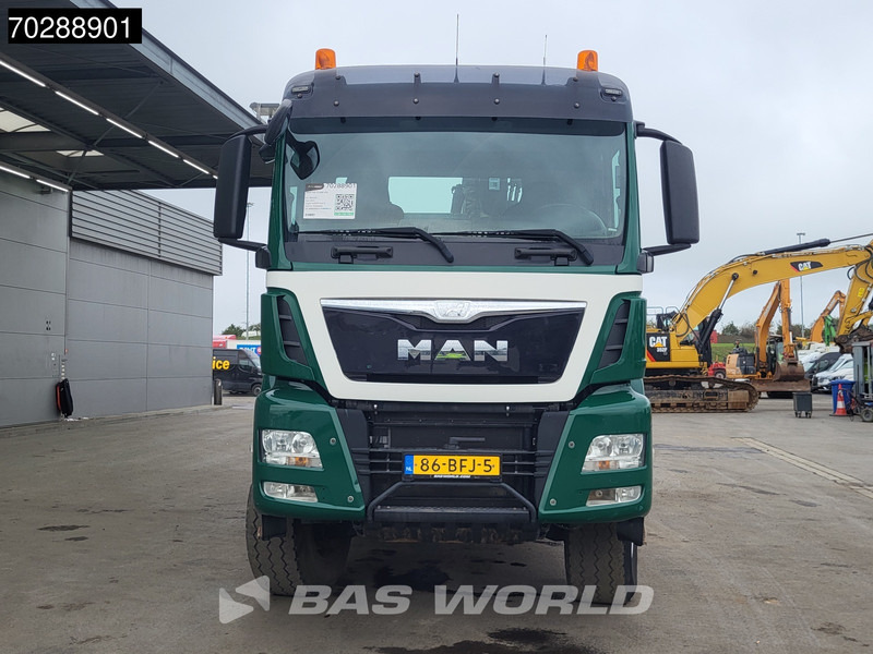 Kravas automašīna pašizgāzējs, Kravas auto ar manipulatoru MAN TGS 33.440 TGS 6X6 NL-Truck 12m3 Jansen Tipper HMF 1643 Crane Steering-Axle Big-Axle Automatic Euro 6: foto 18