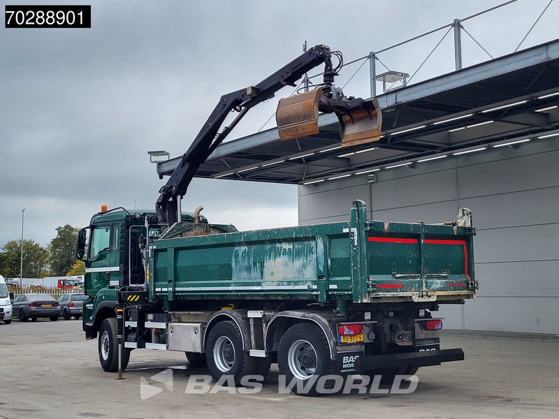 MAN TGS 33.440 TGS 6X6 NL-Truck 12m3 Jansen Tipper HMF 1643 Crane Steering-Axle Big-Axle Automatic Euro 6 - Kravas automašīna pašizgāzējs, Kravas auto ar manipulatoru: foto 2 MAN TGS 33.440 TGS 6X6 NL-Truck 12m3 Jansen Tipper HMF 1643 Crane Steering-Axle Big-Axle Automatic Euro 6 - Kravas automašīna pašizgāzējs, Kravas auto ar manipulatoru: foto 2